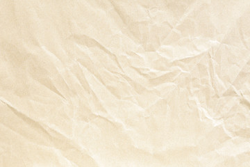 Obraz premium Old Crumpled brown paper texture