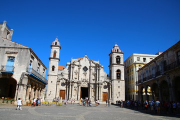 Fototapeta na wymiar Kathedrale von San Cristóbal-Havanna –Kuba