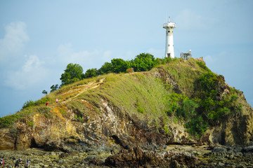 Fototapeta na wymiar Lighthouse at Ko Lanta Thailand