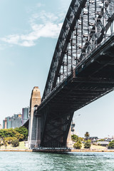 Puente en la ciudad de Sidney, Australia