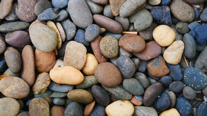 nature pebbles beach stone background