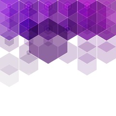 dark purple hexagon background. poly style. eps 10