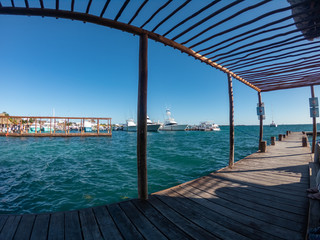 The Peer in Mujeres' Island Cancun Mexico