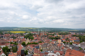 Obraz premium Blick auf den Dom von Naumburg, Weltkulturerbe, Deutschland
