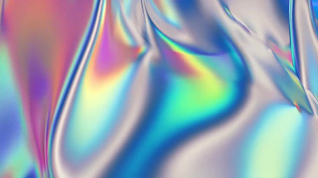 Abstract background Bright, colorful, dynamic pattern. Fractal graphics for creative graphic design. Holographic unstable texture. 3D