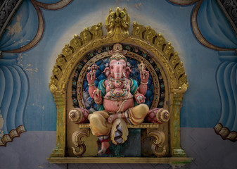 Ganesha Elefantengott im asiatischen Tempel