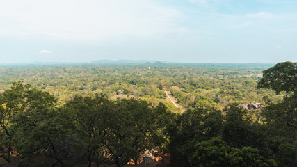 Obraz premium View from Sigiriya Lion's Rock in Sri Lanka