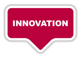 red vector banner innovation
