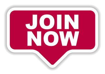 red vector banner join now