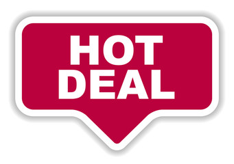 red vector banner hot deal