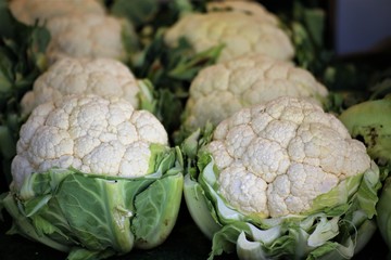 cauliflower and broccoli