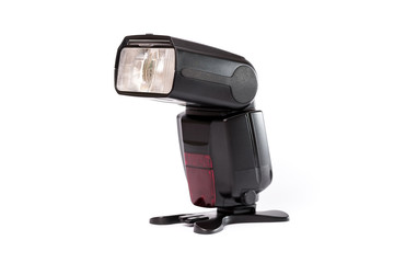 Digital camera flash isolated on a white background