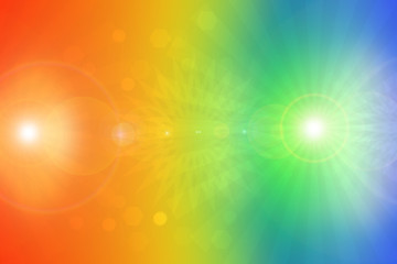 Abstract fractal orange blue  elegant background texture with colorful rays of light. Fluid turbulence and galaxy formation. Useful for technology background.