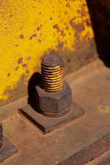 Old rusty bolt