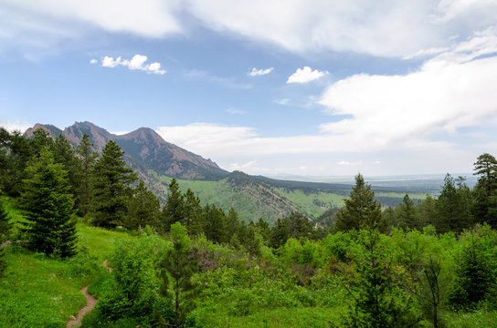 view of mountains
