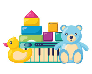 Obraz premium kids toys design