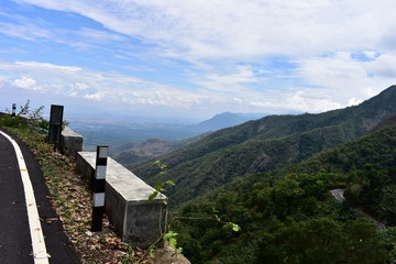Panoramic view of eastern ghats from Kodaikanal Hills
