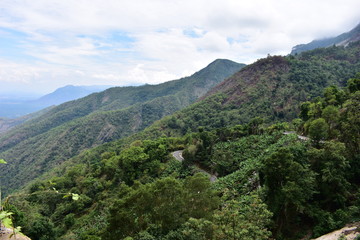 Panoramic view of eastern ghats from Kodaikanal Hills