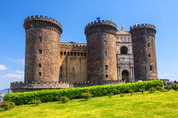 Raamstickers Kasteel Castel Nuovo, Napels, Italië © Boris Stroujko