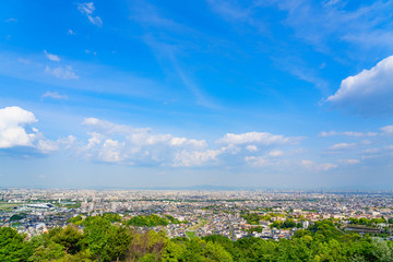 大阪兵庫一望　都市風景