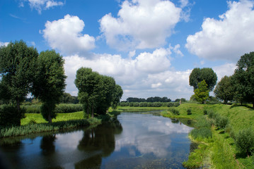 Moat from Loevestein castle