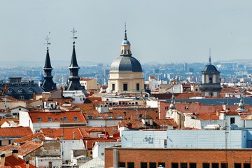 Madrid rooftop view