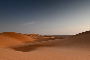 Fototapeta na wymiar Wahiba Sands Wüste