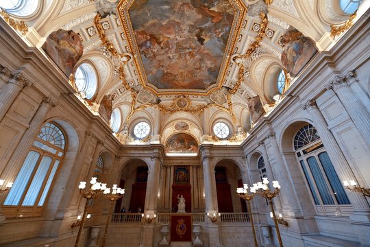 Madrid royal palace interior