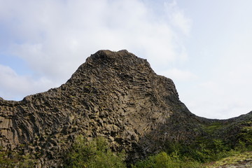 Raudholar and hiking tour around on Iceland with beautiful landscape