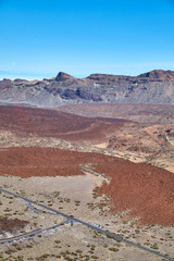 Canadas del Teide caldera is considered one of the largest calderas on earth, Teide National Park, Tenerife, Spain.