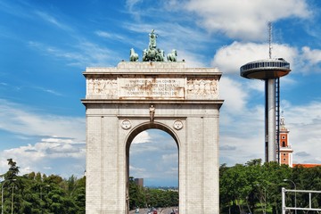 Arc of the victory of Madrid