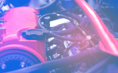 car service masters solve the problem of the work of the electrics in the engine for its further successful operation