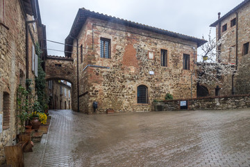 Murlo medieval village in Tuscany