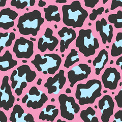 Seamless leopard pattern. Stylish background for all surfaces.