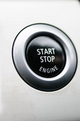 Start/Stop ignition button on a modern car
