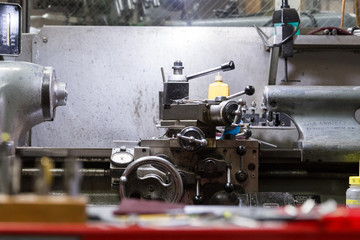 Machine Shop Old Lathe Equiptment