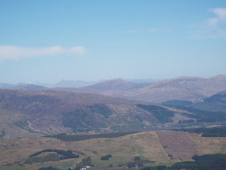 aerial view of mountains