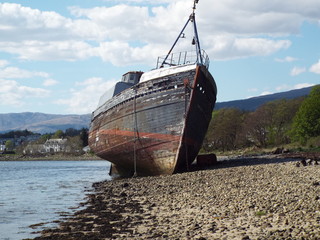 old fishing boat