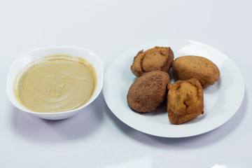 Nigeria fried Beanscake  Akara and Pap