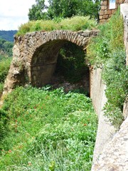 Fototapeta na wymiar An Ancient Former Gateway into Civita di Bagnoregio