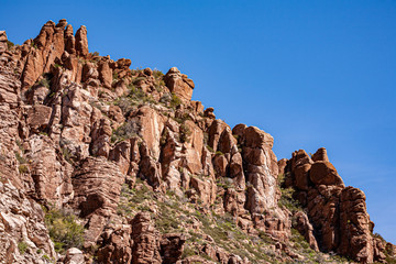 Fototapeta premium Devil's Canyon Rock Formations