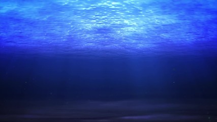 汚染された水中