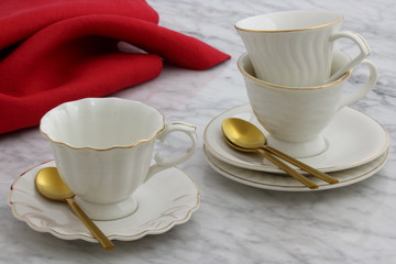lovely set of tea cups