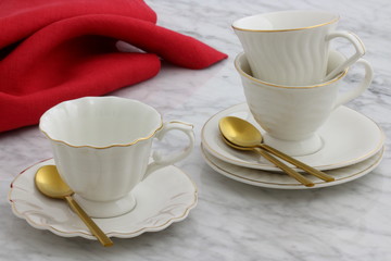 lovely set of tea cups