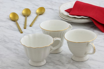 lovely set of tea cups
