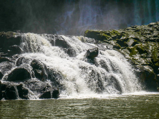 waterfall and rocks in the Park