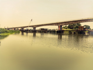 Fototapeta premium Large rivers of Thailand37