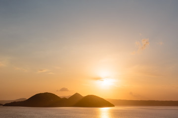 日本・北海道洞爺湖、冬の風景