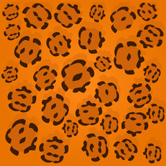 leopard animal prints design vector illustration