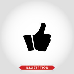 like icon vector. Thumbs up icon. social media icon. Like and dislike icon. Thumbs up and thumbs down eps10
